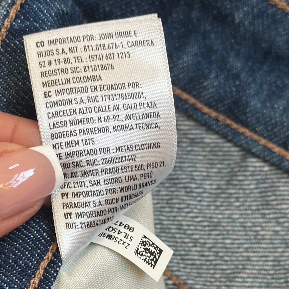 NWT American Eagle Outfitters Women's Blue Denim Cargo Skirt Size 0 - Picture 12 of 15